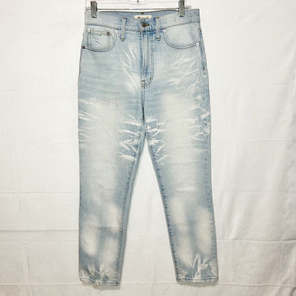 Madewell The Perfect Vintage Jean Tie-Dye Edition Light Wash High Rise Sz 28x28